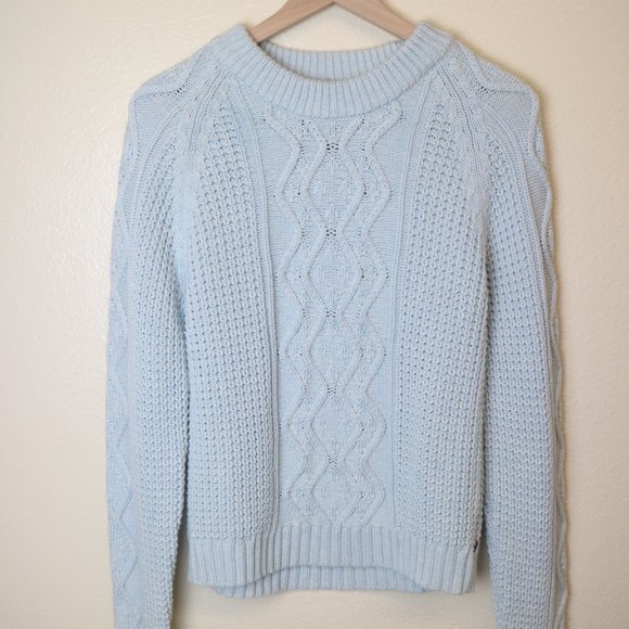 tommy hilfiger baby blue sweater